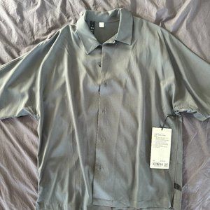 Lululemon Lab Camp Collar Shirt - Gray